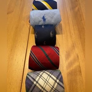 Multiple Ralph Lauren Polo Ties